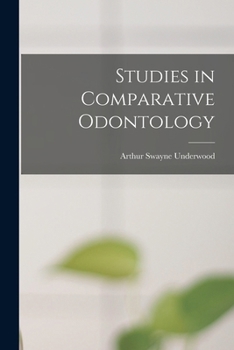 Paperback Studies in Comparative Odontology Book