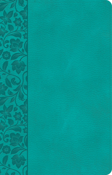 Imitation Leather CSB Large Print Personal Size Reference Bible, Teal Leathertouch Book