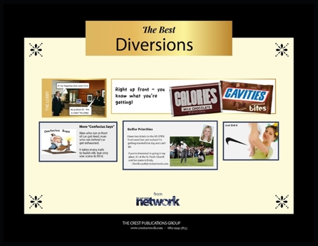 Paperback The Best Diversions: Humor From The Network Book