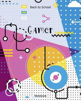 Paperback Back to School Gamer Notebook Book