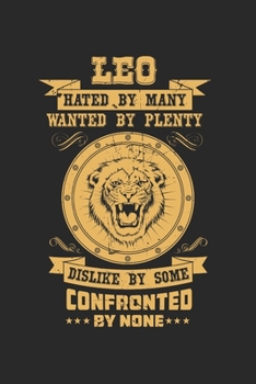 Zodiac Leo Notebook - Birthday Boy Journal Planner: July August Organizer For Men Women Kids Dot Grid