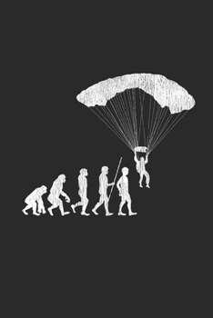 Paperback Paragliding Evolution: Paragliding Notebook, Dotted Bullet (6" x 9" - 120 pages) Sports And Recreations Themed Notebook for Daily Journal, Di Book