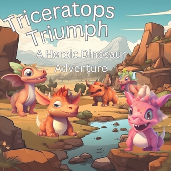 Paperback Triceratops Triumph: A Heroic Dinosaur Adventure Book