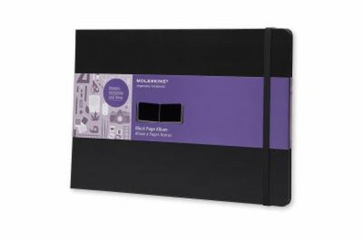 Office Product Moleskine Art Plus Black Page Album, A4, Black, Hard Cover (8.5 X 12) Book