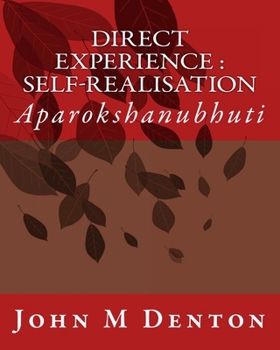 Paperback Direct Experience: Self-Realisation Book