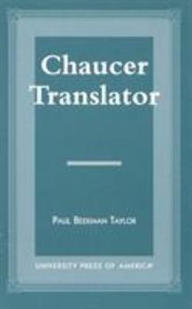 Paperback Chaucer Translator Book