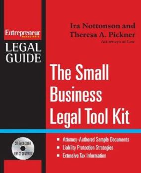 Paperback The Small Business Legal Tool Kit [With CDROM] Book