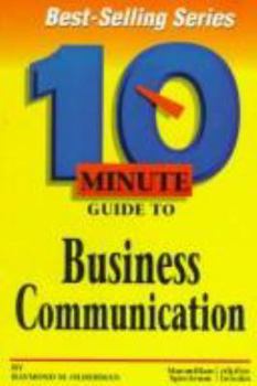 Hardcover 10 Minute Guide To Business Communication Book