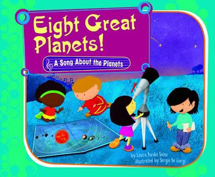 Hardcover Eight Great Planets!: A Song about the Planets Book