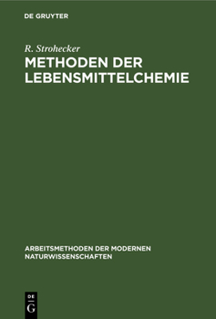 Hardcover Methoden Der Lebensmittelchemie [German] Book