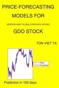 Paperback Price-Forecasting Models for Western Asset Global Corporate Defined GDO Stock Book
