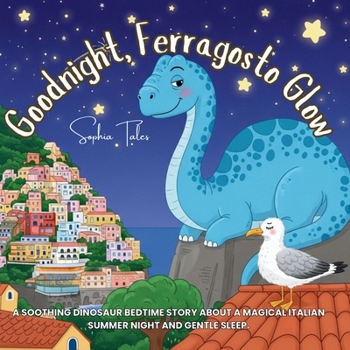 Paperback Goodnight, Ferragosto Glow: A Soothing Dinosaur Bedtime Story about a Magical Italian Summer Night and Gentle Sleep. Book