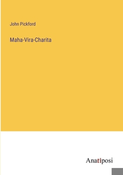 Paperback Maha-Vira-Charita Book