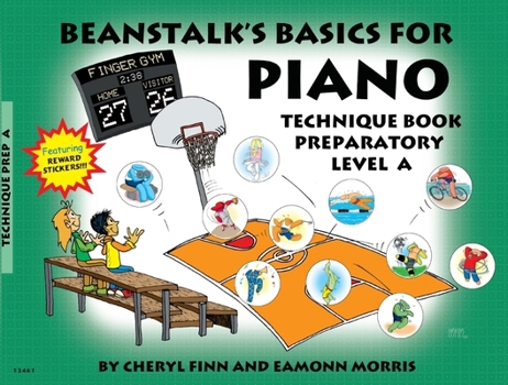 Paperback Beanstalk's Basics for Piano: Technique Book Preparatory Book a Book