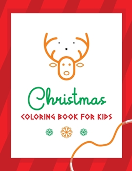 Paperback Christmas coloring book for kids Book