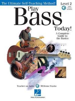 Paperback Play Bass Today! - Level 2: A Complete Guide to the Basics [With CD with 99 Demo Tracks] [No Linguistic Content] Book