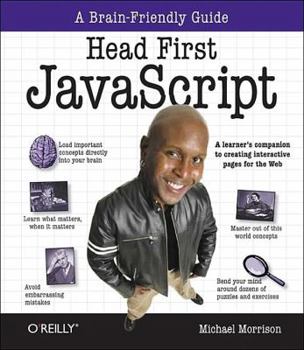 Paperback Head First JavaScript Book