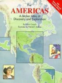 Paperback Americas: A Sticker Atlas of Exploration and Discovery Book