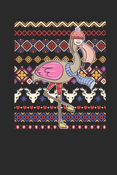 Ugly Christmas Sweater - Flamingo: Small Lined Notebook – Christmas Gift for Kids, Women, Men Girls And Boys