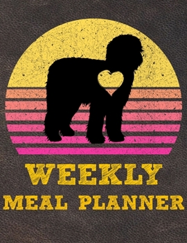 Paperback Weekly Meal Planner: 8.5x11 Inches Menu Food Planner - 52 Week Meal Prep Book - Weekly Food Planner & Grocery Shopping List Notebook For Ol Book