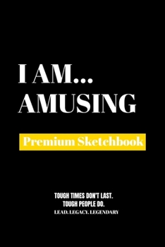 Paperback I Am Anew: Premium Blank Sketchbook Book