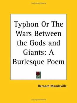 Paperback Typhon Or The Wars Between the Gods and Giants: A Burlesque Poem Book