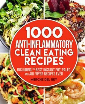 Paperback 1000 Anti Inflammatory clean eating recipes Book