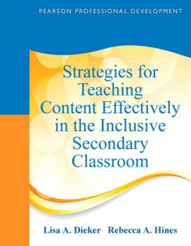 Paperback Strategies for Teaching Content Effectively in the Inclusive Secondary Classroom Book