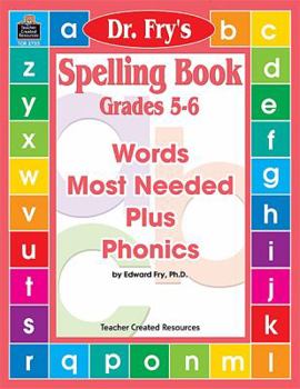 Paperback Spelling Book, Level 5-6 by Dr. Fry Book