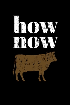 Paperback How Now: Dream Journal - 6"x9" - 120 pages - Dream Recording Notebook - Matte Cover Book