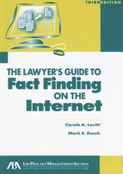 Paperback The Lawyer's Guide to Fact Finding on the Internet [With CDROM] Book