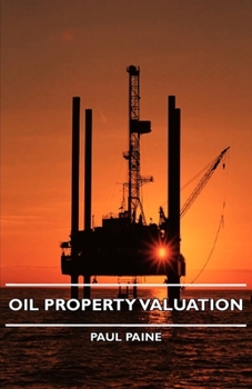 Paperback Oil Property Valuation Book