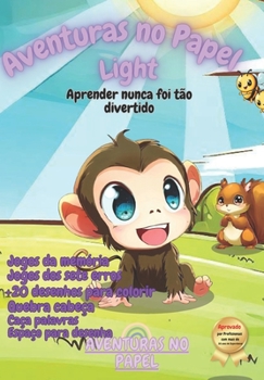 Paperback Aventuras no papel: livro para colorir [Portuguese] Book