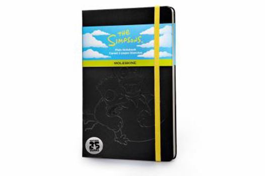 Diary Moleskine The Simpsons Large Plain Notebook: Black Book