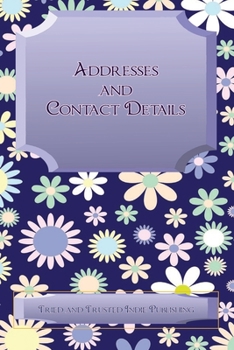 Paperback Addresses and Contact Details [Large Print] Book