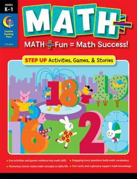 Paperback K-1 Step Up Math+ Book