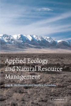 Paperback Applied Ecology and Natural Resource Management Book