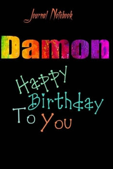 Paperback Damon: Happy Birthday To you Sheet 9x6 Inches 120 Pages with bleed - A Great Happy birthday Gift Book