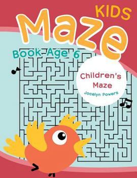 Paperback Kids Maze Book Age 6: Children's Maze Book