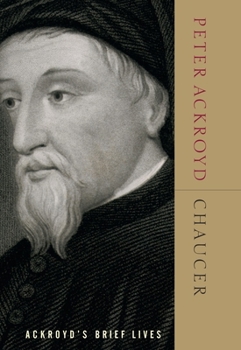 Hardcover Chaucer: Ackroyd's Brief Lives Book