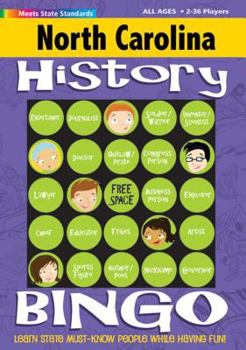 Hardcover North Carolina History Bingo Game! Book