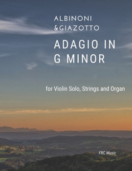 Paperback Adagio in G Minor: for Violin Solo, Strings and Organ Book