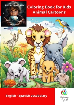 Paperback Coloring book for kids: Animal cartoons Book