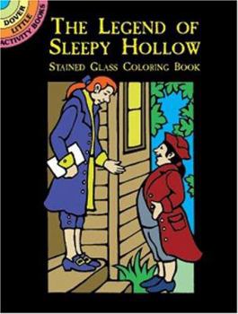 Paperback The Legend of Sleepy Hollow Stained Glass Coloring Book