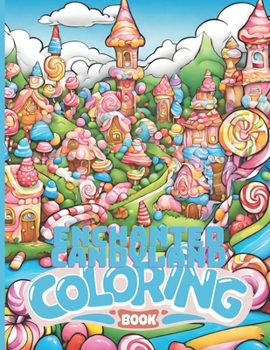 Paperback Enchanted Candyland Coloring Book: Candyland Adult Coloring Book