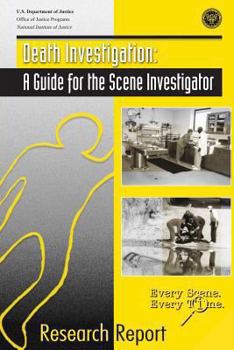 Paperback Death Investigation: A Guide for the Scene Investigator Book