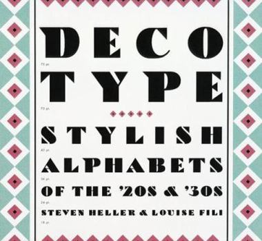 Paperback Deco Type: Stylish Alphabets from the '20s and '30s Book