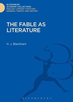 Hardcover The Fable as Literature Book