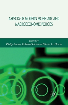 Paperback Aspects of Modern Monetary and Macroeconomic Policies Book