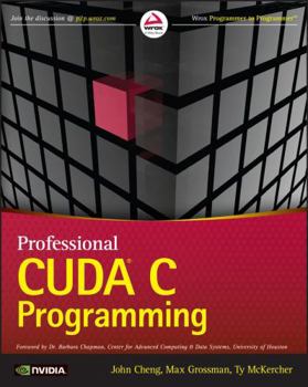 Paperback Professional Cuda C Programming Book